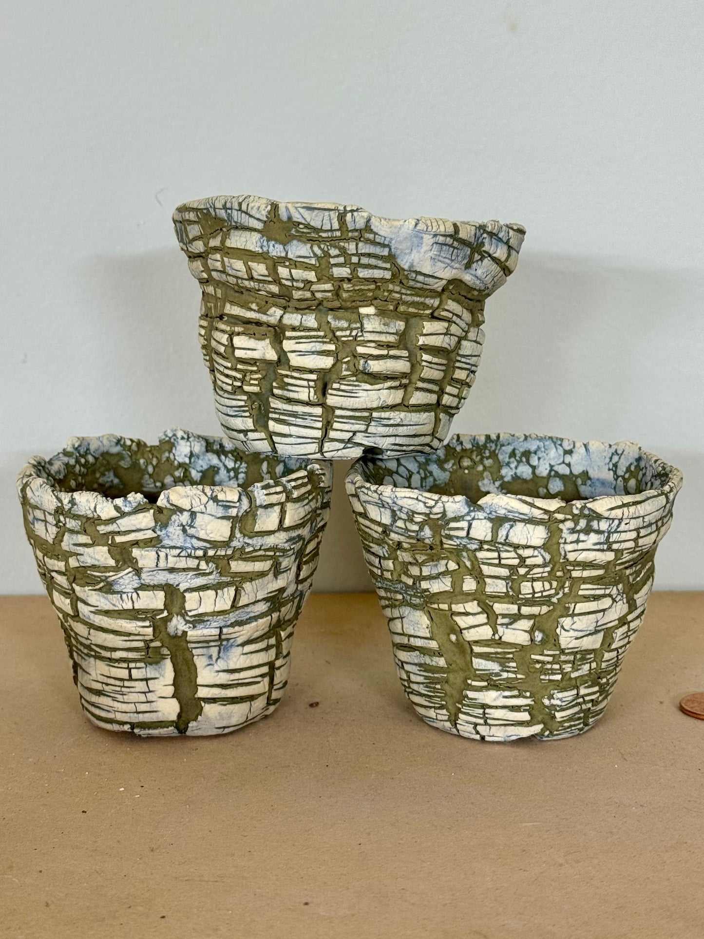 Mini Trio, Waterfall Bricks - approx 3 x 2.5”