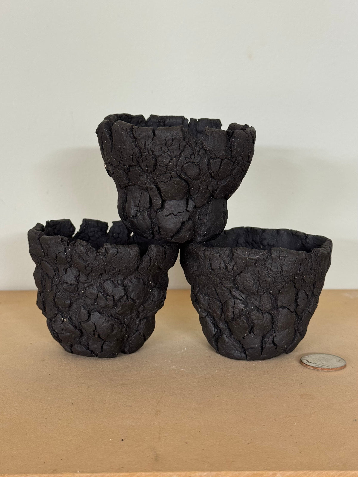 Mini Trio, Lava Rock - approx 3x2”