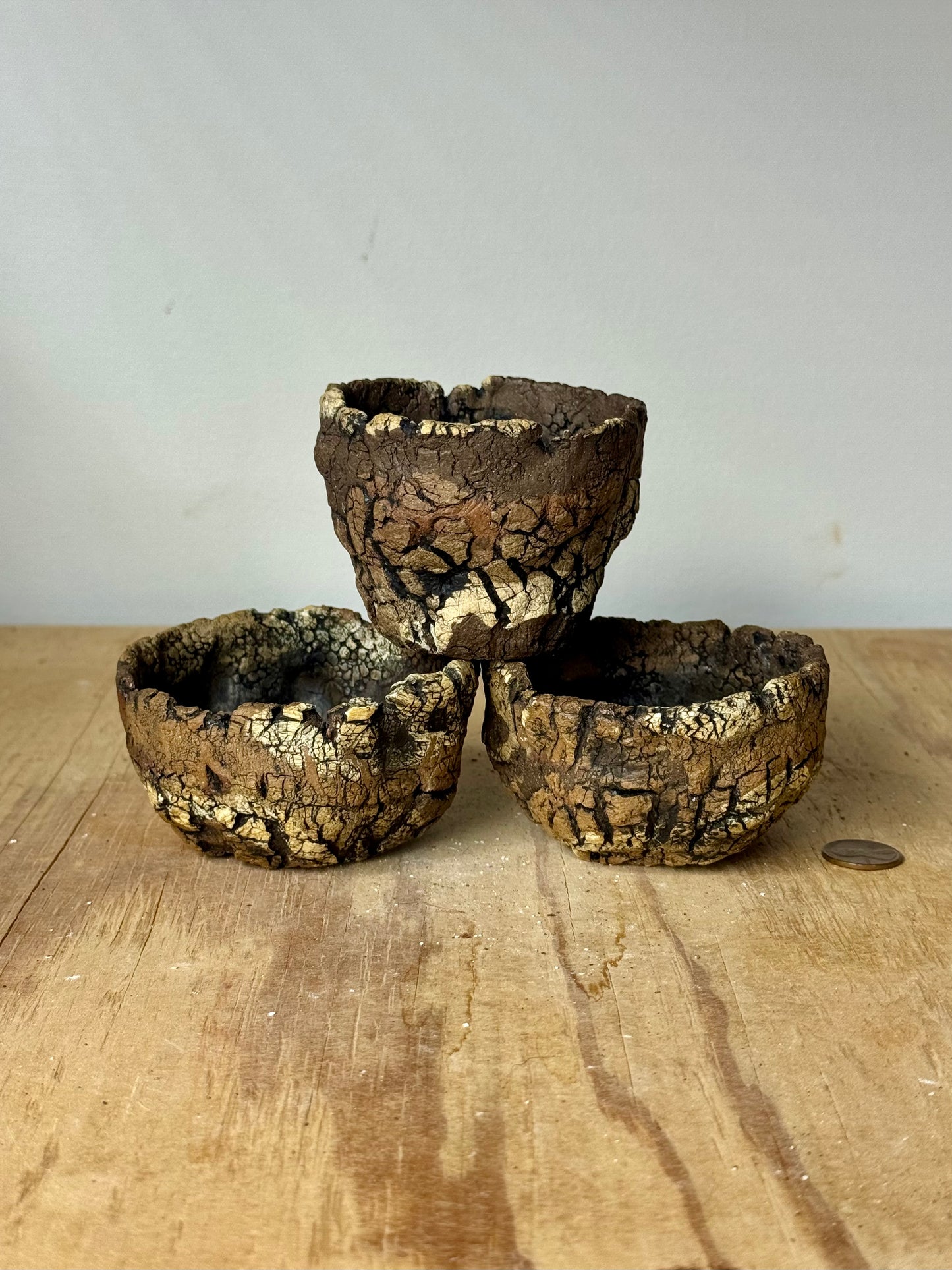 Mini trio, OG - approx 3 x 1.75”