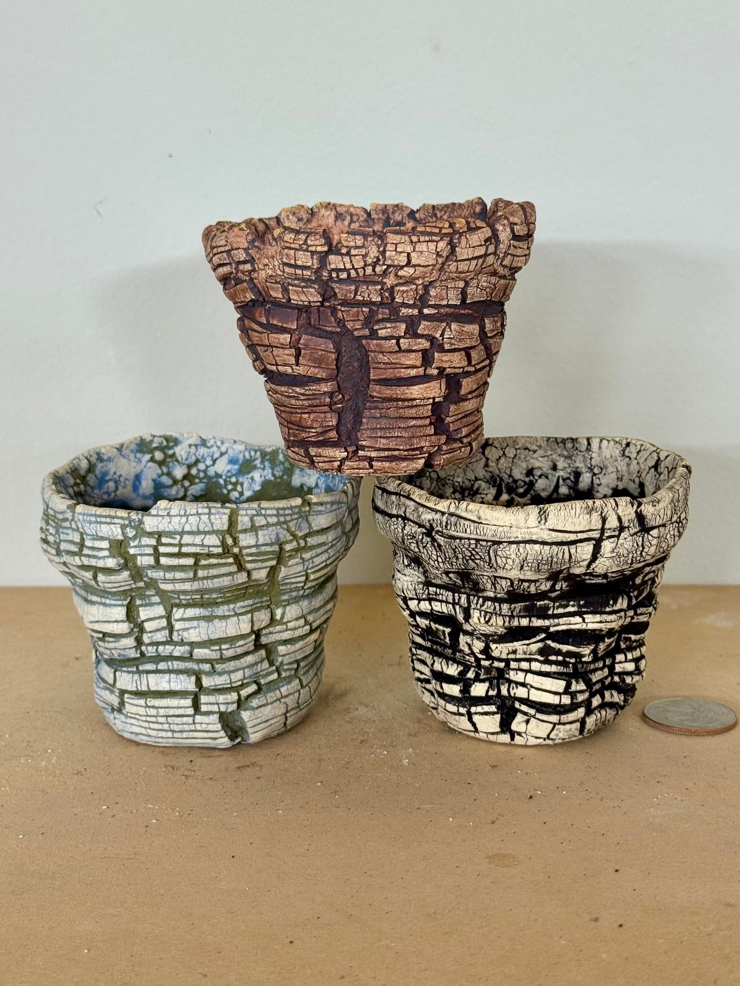 Mini Trio, Bricks variety - approx 3 x 2.25”