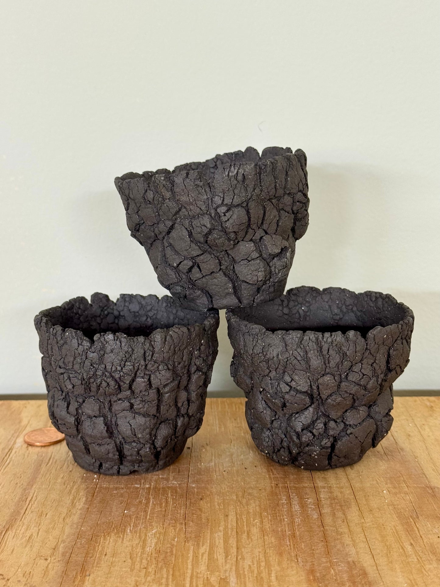 Mini Trio, Lava Rock - approx 3 x 2.25”