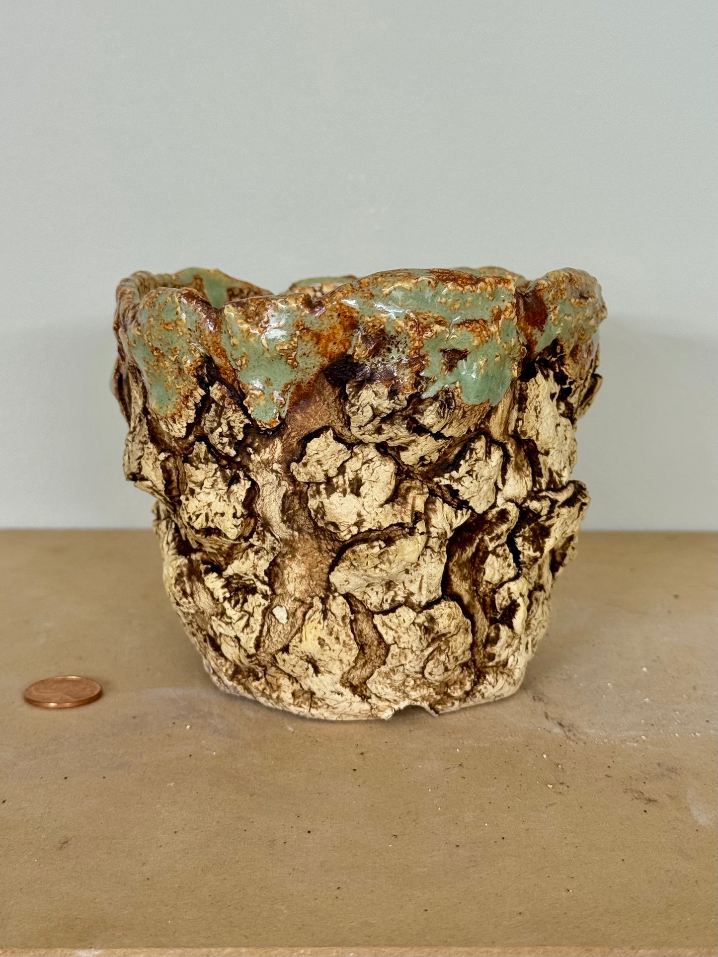 Sonoran w/ Shino rim - 4.75 x 3.75”