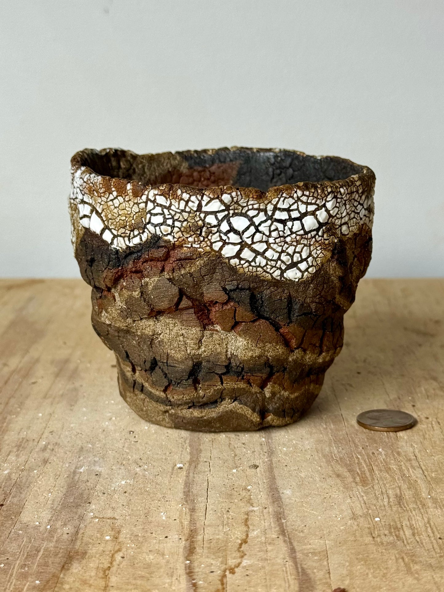 Mojave, crackle rim - 3.75 x 3.25”
