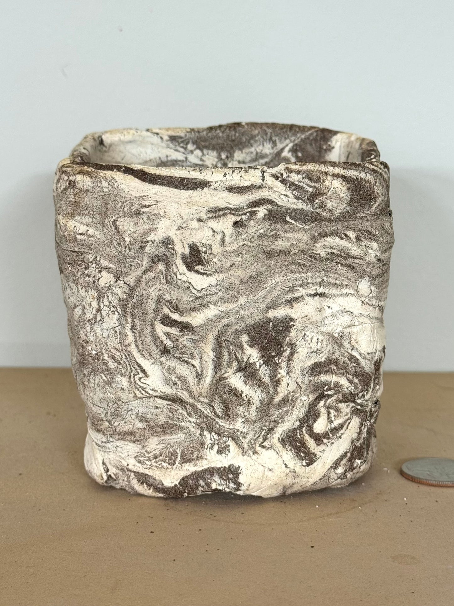 Limestone, square - 3.5 x 3.75”