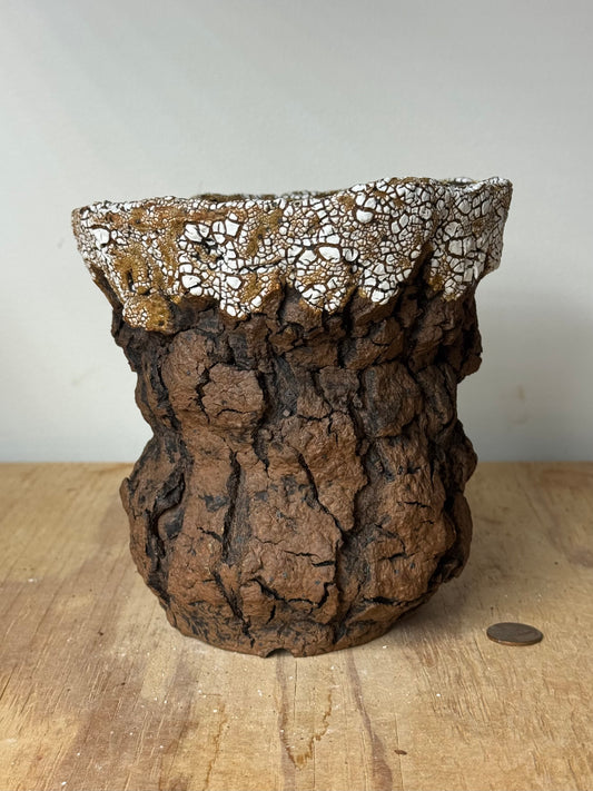 Rock crackle rim - 6 x 5.75”