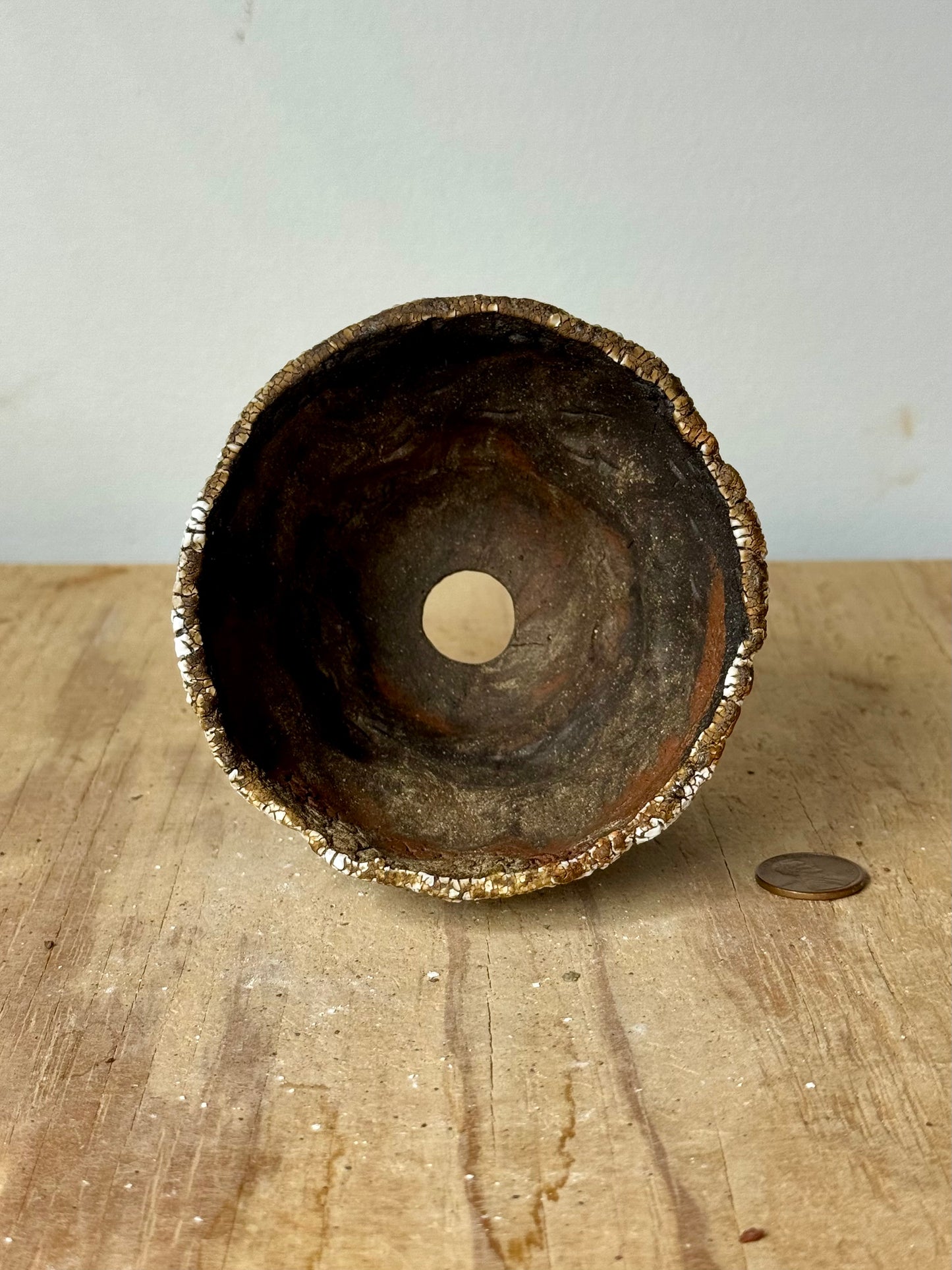 Mojave, crackle rim - 3.75 x 3.25”