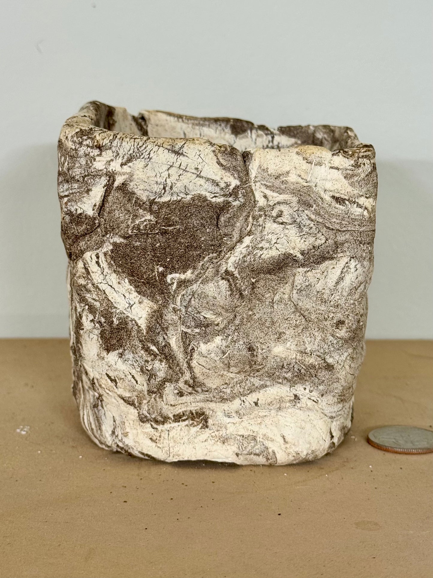 Limestone, square - 3.5 x 3.75”