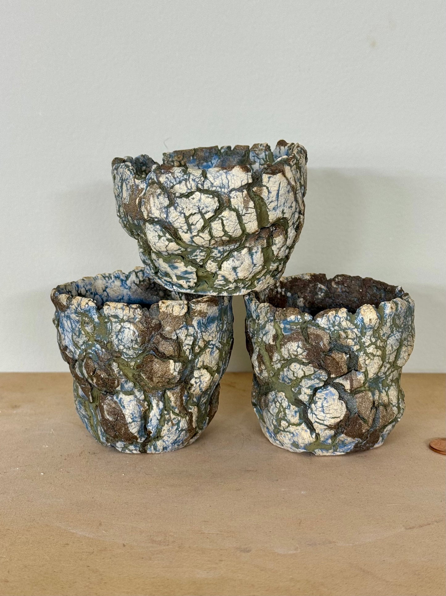 Mini Trio, Earthy - approx 2.75 x 2.25”