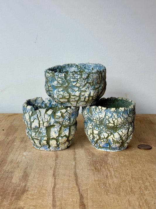 Mini trio, Waterfall - approx 2.5 x 2.25”