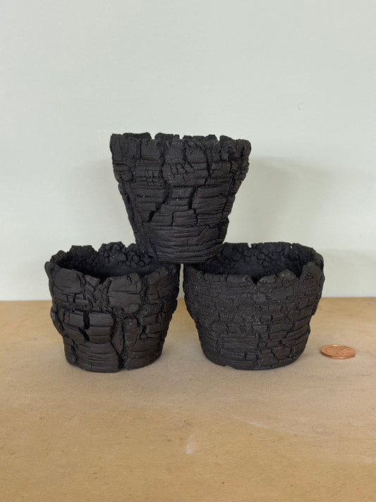 Mini Trio, Lava Bricks - approx 2.75 x 2.25”